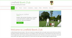 Desktop Screenshot of lindfieldbowlsclub.co.uk